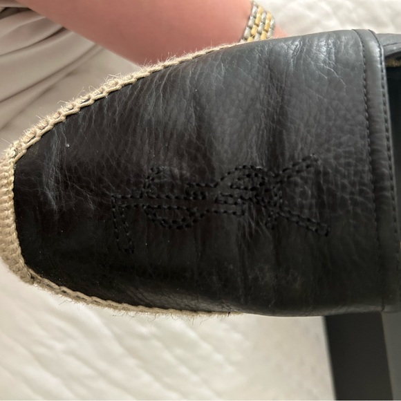 YSL logo embroidered espadrilles, size 11 - Picture 6 of 6